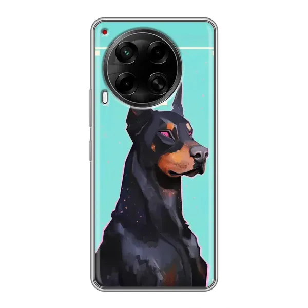Чохол з малюнком «Король доберман» для TECNO Camon 30 (CL6) Чохол з малюнком «Король доберман» для TECNO Camon 30 (CL6)