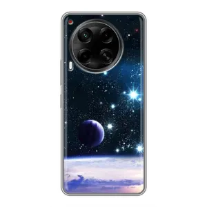 Чехол (ТПУ) с планетами на Tecno Camon 30 (CL6) (Космический вид)