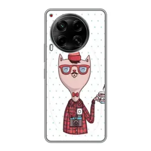 Чехол на тематику: Коты для TECNO Camon 30 (CL6) (Кот аристократ)
