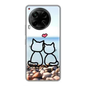 Силіконові Чохли Коханій людині для Tecno Camon 30 (CL6) (Котейки)