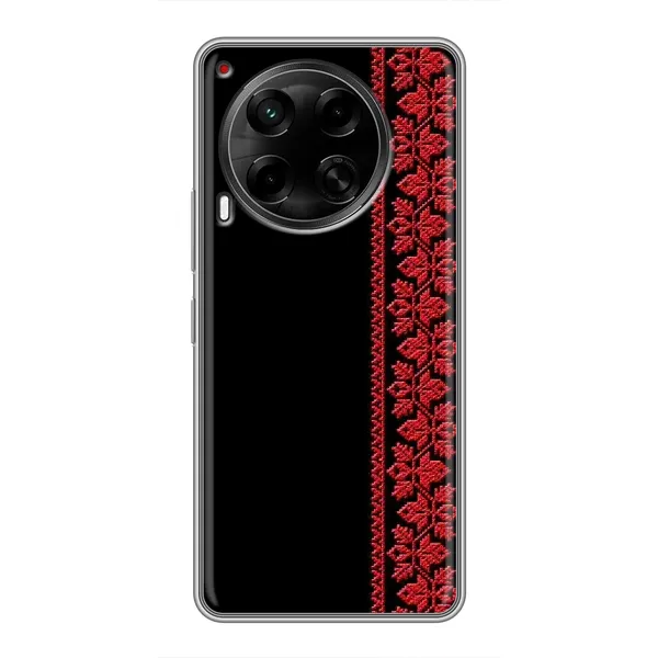 Чехол с рисунком «Красная Вышиванка» для TECNO Camon 30 (CL6) Чехол с рисунком «Красная Вышиванка» для TECNO Camon 30 (CL6)