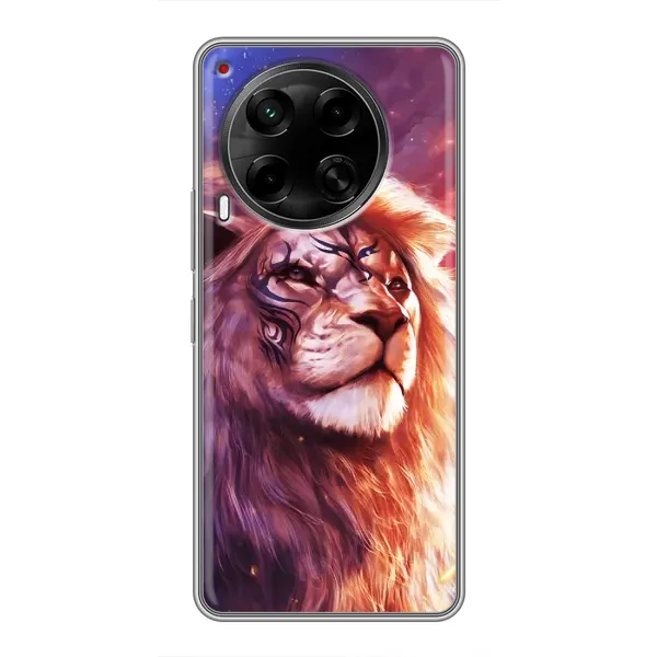Чехол с рисунком «Красочный ЛЕВ» для TECNO Camon 30 (CL6)