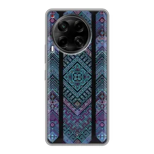 Силиконовый Чехол на Tecno Camon 30 (CL6) (Крутой орнамент)