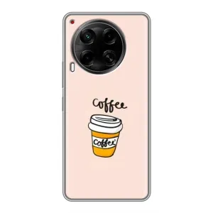 Чохол з зображенням смачної їжі для Tecno Camon 30 (CL6) (Кружка Кави)