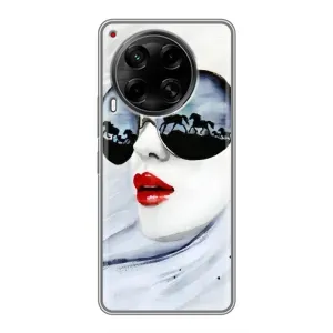 Чехол с картинкой Модные Девчонки Tecno Camon 30 (CL6) (Любительница коней)
