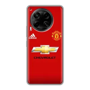 Силиконовые Чехлы принт Футбол на Tecno Camon 30 (CL6) (Man United)
