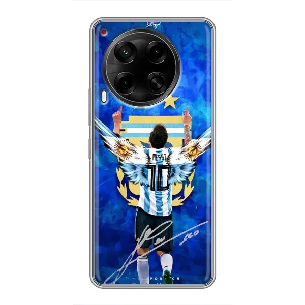 Чохол з малюнком «Мессі Аргентіна» для TECNO Camon 30 (CL6) Чохол з малюнком «Мессі Аргентіна» для TECNO Camon 30 (CL6)