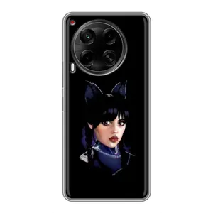 Чохол з картинкою Венсдей на Tecno Camon 30 (CL6) (Мила Венсдей)