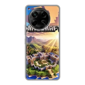 Чехол майнкрафт для Tecno Camon 30 (CL6) (MINECRAFT)