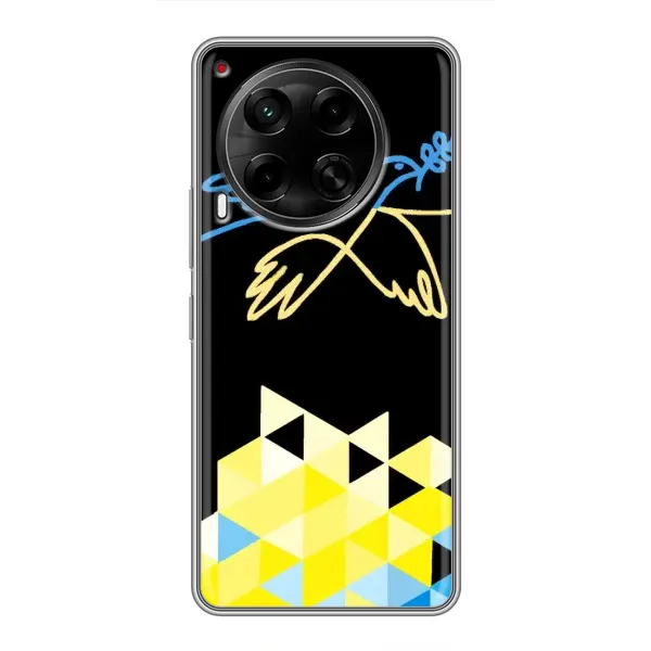 Чехол с рисунком «Мир для Украины» для TECNO Camon 30 (CL6) Чехол с рисунком «Мир для Украины» для TECNO Camon 30 (CL6)