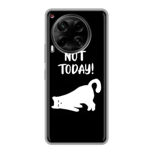 Бампер с изображением Котиков для Камон 30 (Not Today)