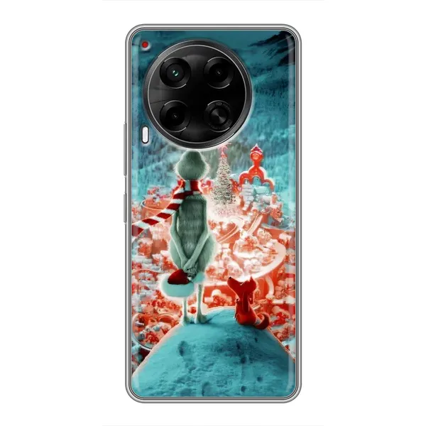 Чехол с рисунком «Новогодний Гринч» для TECNO Camon 30 (CL6) Чехол с рисунком «Новогодний Гринч» для TECNO Camon 30 (CL6)