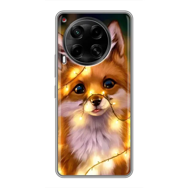 Чехол с рисунком «Новогодний лисенок» для TECNO Camon 30 (CL6) Чехол с рисунком «Новогодний лисенок» для TECNO Camon 30 (CL6)