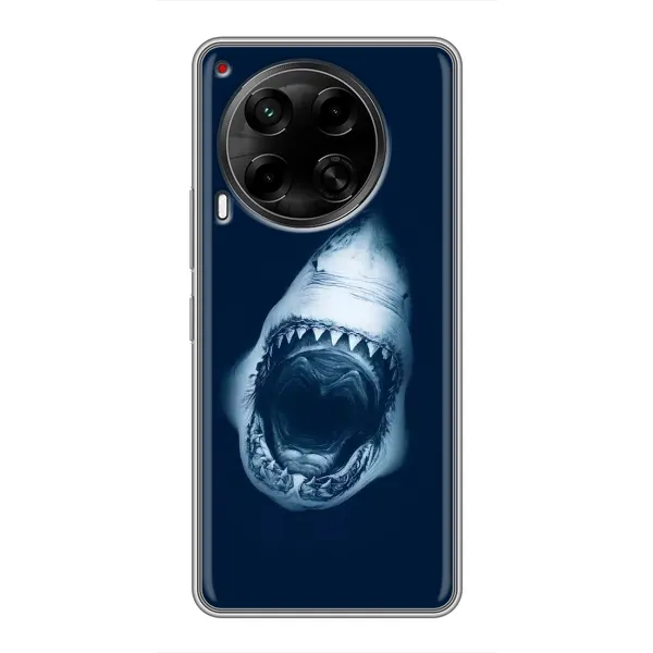 Чехол с рисунком «Пасть Акулы» для TECNO Camon 30 (CL6) Чехол с рисунком «Пасть Акулы» для TECNO Camon 30 (CL6)