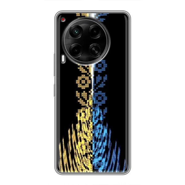 Чехол с рисунком «Патриотическая вышиванка» для TECNO Camon 30 (CL6) Чехол с рисунком «Патриотическая вышиванка» для TECNO Camon 30 (CL6)