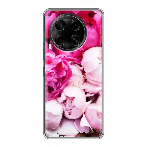 Чехол с рисунком «Пионы» для TECNO Camon 30 (CL6) Чехол с рисунком «Пионы» для TECNO Camon 30 (CL6)