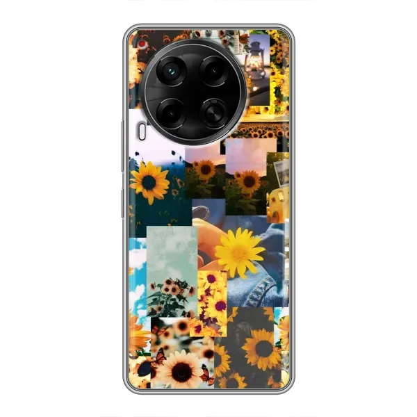 Чехол с рисунком «Подсолнуховый дизайн» для TECNO Camon 30 (CL6) Чехол с рисунком «Подсолнуховый дизайн» для TECNO Camon 30 (CL6)