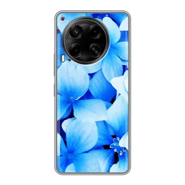 Чехол с рисунком «Синие цветы» для TECNO Camon 30 (CL6) Чехол с рисунком «Синие цветы» для TECNO Camon 30 (CL6)