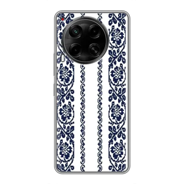Чехол с рисунком «Синяя вышиванка» для TECNO Camon 30 (CL6) Чехол с рисунком «Синяя вышиванка» для TECNO Camon 30 (CL6)