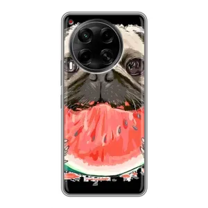 Чохол (ТПУ) Милі песики для Tecno Camon 30 (CL6) (Смішний Мопс)