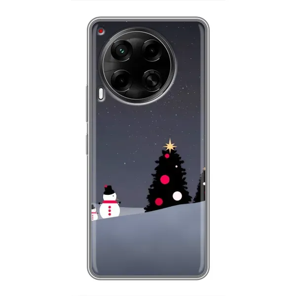 Чехол с рисунком «Снеговички» для TECNO Camon 30 (CL6) Чехол с рисунком «Снеговички» для TECNO Camon 30 (CL6)