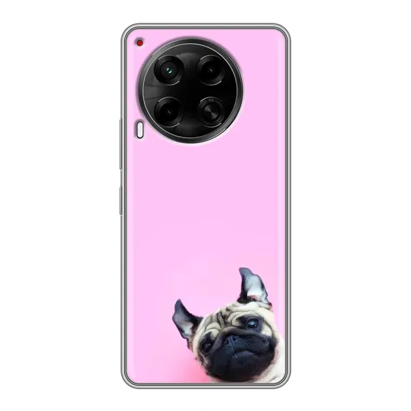 Чехол с рисунком «Собака на розовом» для TECNO Camon 30 (CL6) Чехол с рисунком «Собака на розовом» для TECNO Camon 30 (CL6)