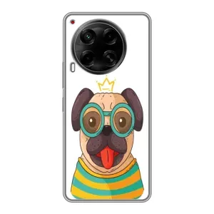 Бампер для Tecno Camon 30 (CL6) з картинкою "Песики" (Собака Король)