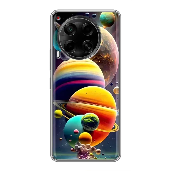 Чехол с рисунком «Солнечна система» для TECNO Camon 30 (CL6) Чехол с рисунком «Солнечна система» для TECNO Camon 30 (CL6)