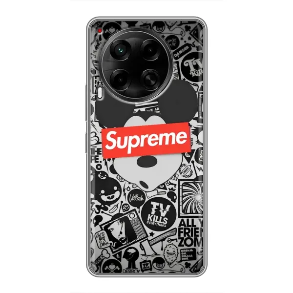 Чохол з малюнком «Supreme Маус» для TECNO Camon 30 (CL6) Чохол з малюнком «Supreme Маус» для TECNO Camon 30 (CL6)