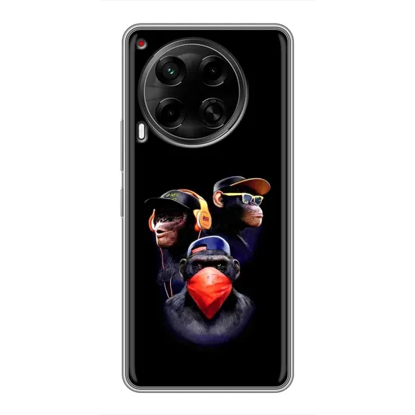Чехол с рисунком «Три обезьяны» для TECNO Camon 30 (CL6) Чехол с рисунком «Три обезьяны» для TECNO Camon 30 (CL6)