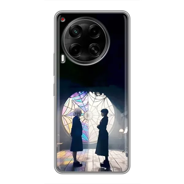 Чехол с рисунком «Уэнсдей и Энди» для TECNO Camon 30 (CL6) Чехол с рисунком «Уэнсдей и Энди» для TECNO Camon 30 (CL6)