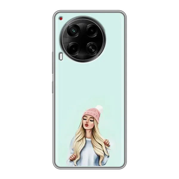Чехол с рисунком «В шапке» для TECNO Camon 30 (CL6) Чехол с рисунком «В шапке» для TECNO Camon 30 (CL6)
