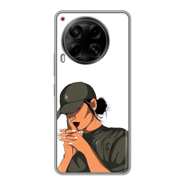Чехол с рисунком «В зеленом» для TECNO Camon 30 (CL6) Чехол с рисунком «В зеленом» для TECNO Camon 30 (CL6)