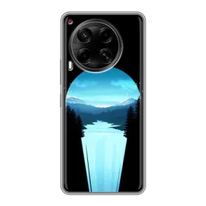 Літній Чохол на Tecno Camon 30 (CL6) (Синій Водоспад)