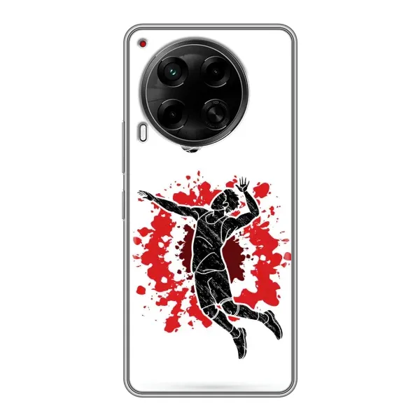 Чехол с рисунком «Волейболист» для TECNO Camon 30 (CL6) Чехол с рисунком «Волейболист» для TECNO Camon 30 (CL6)