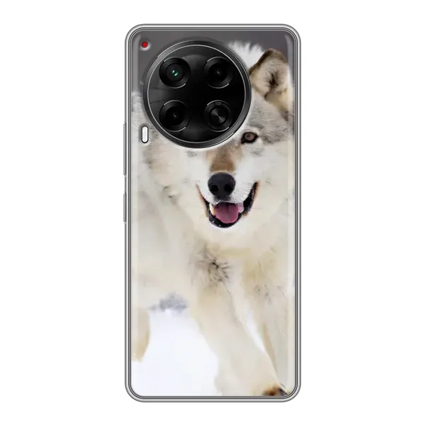 Чехол с рисунком «Волк на снегу» для TECNO Camon 30 (CL6) Чехол с рисунком «Волк на снегу» для TECNO Camon 30 (CL6)