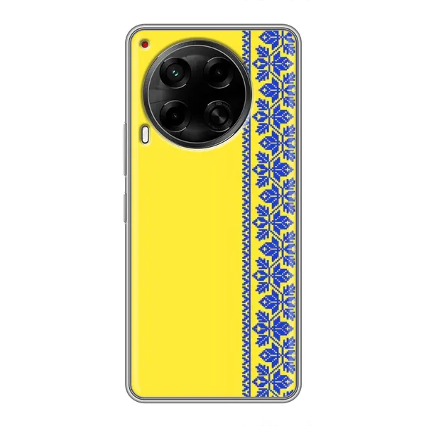 Чехол с рисунком «Вышиванка на желтом» для TECNO Camon 30 (CL6) Чехол с рисунком «Вышиванка на желтом» для TECNO Camon 30 (CL6)