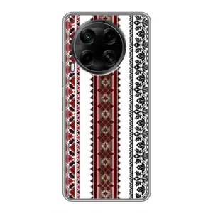 Силиконовый Чехол на Tecno Camon 30 (CL6) с картинкой Вышиванки (Вышиваночки)