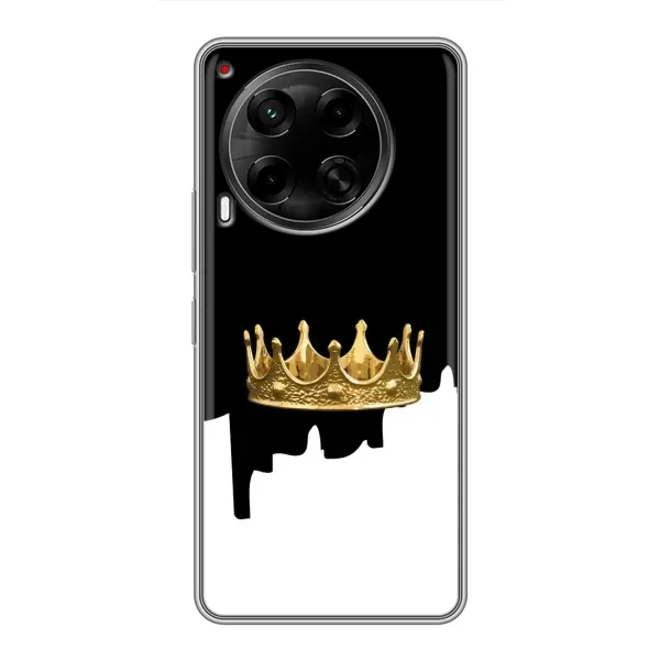 Чехол с рисунком «Золотая корона» для TECNO Camon 30 (CL6) Чехол с рисунком «Золотая корона» для TECNO Camon 30 (CL6)