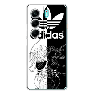 Чехол в стиле "Адидас" для ТЕКНО Камон 40 (Adidas шнурки)