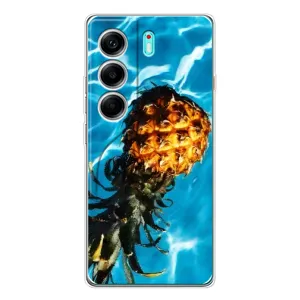 Чохол з зображенням смачної їжі для TECNO Camon 40 (Ананас)