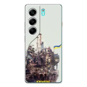 Чехлы на военную тематику для TECNO Camon 40 (Азовсталь)