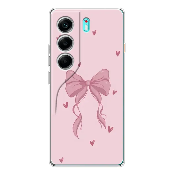 Чехол с рисунком «Бант на розовом» для TECNO Camon 40 Чехол с рисунком «Бант на розовом» для TECNO Camon 40