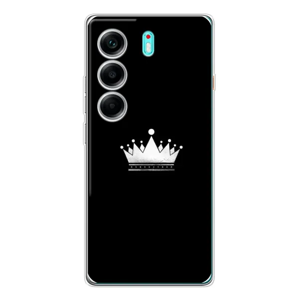 Чехол с рисунком «Белая корона» для TECNO Camon 40 Чехол с рисунком «Белая корона» для TECNO Camon 40