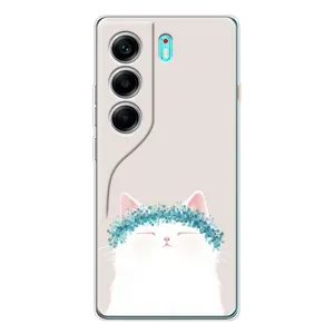 Чохол на тематику: Коти для TECNO Camon 40 (Білий котик)