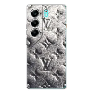 Текстурний Чохол Louis Vuitton для Модель телефону українськими буквами і цифрами можна написати так: ТЕКНО Камон 40. (Бежевий ЛВ)