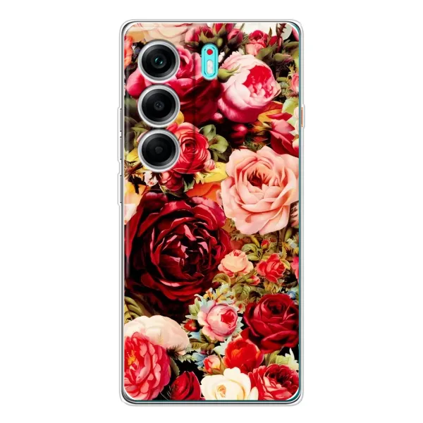 Чехол с рисунком «Букет цветов» для TECNO Camon 40 Чехол с рисунком «Букет цветов» для TECNO Camon 40