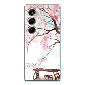 Чехол с принтом САКУРЫ на TECNO Camon 40 (Чайная церемония)