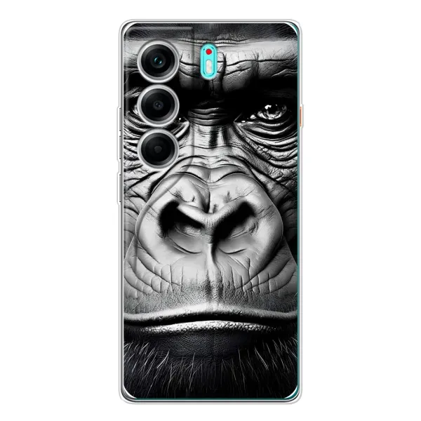 Чехол с рисунком «Черная обезьяна» для TECNO Camon 40 Чехол с рисунком «Черная обезьяна» для TECNO Camon 40