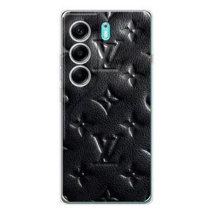 Текстурний Чохол Louis Vuitton для Модель телефону українськими буквами і цифрами можна написати так: ТЕКНО Камон 40. (Чорний ЛВ)